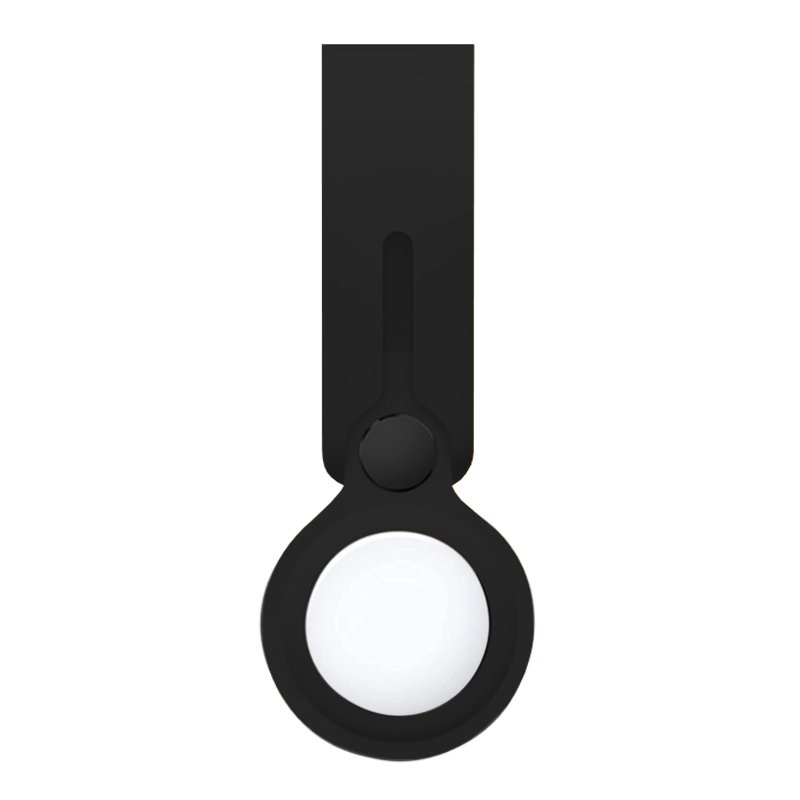 Capa COOL Loop compatível com AirTag Silicone Preto