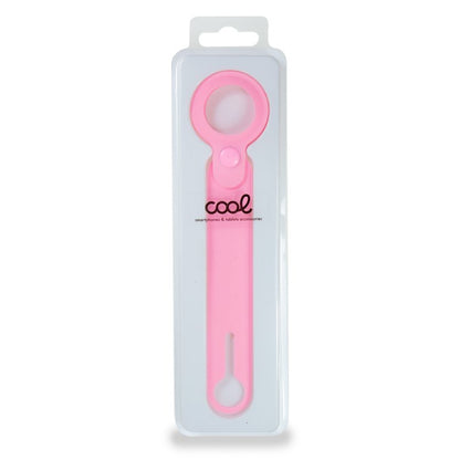 Capa COOL Loop compatível com AirTag Silicone Rosa