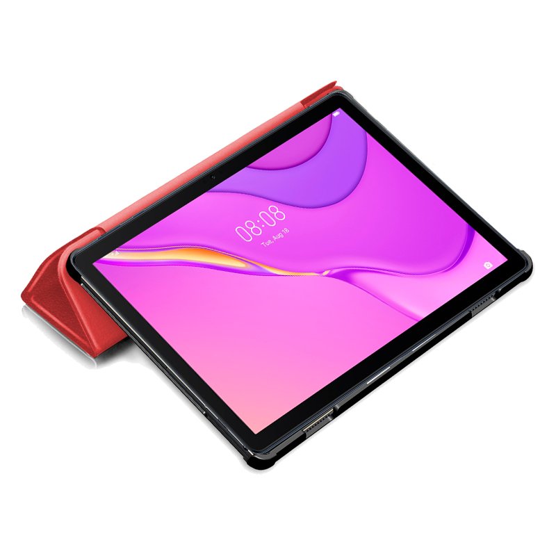 Capa COOL para Huawei Matepad T10s Couro Sintético Vermelho 10.1 polegadas
