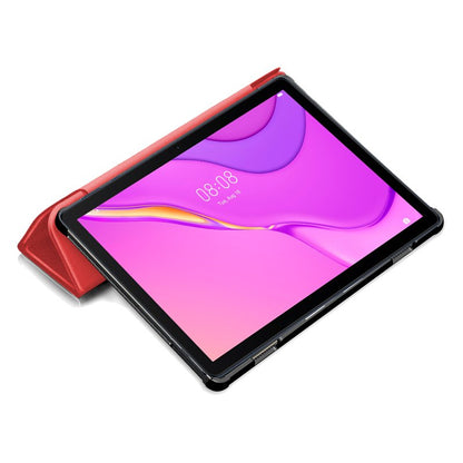 Capa COOL para Huawei Matepad T10s Couro Sintético Vermelho 10.1 polegadas
