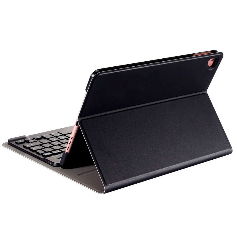 Capa COOL para iPad (2019 / 2020 / 2021) 10,2 pol. Couro Sintético Teclado Bluetooth (Preto)