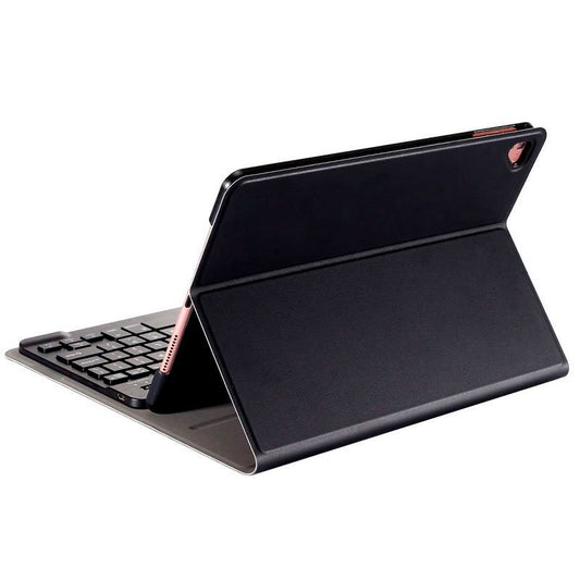 Capa COOL para iPad (2019 / 2020 / 2021) 10,2 pol. Couro Sintético Teclado Bluetooth (Preto)