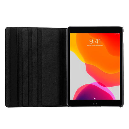 Capa COOL para iPad (2019 / 2020 / 2021) 10,2 polegadas Rotativa Couro Sintético Preto