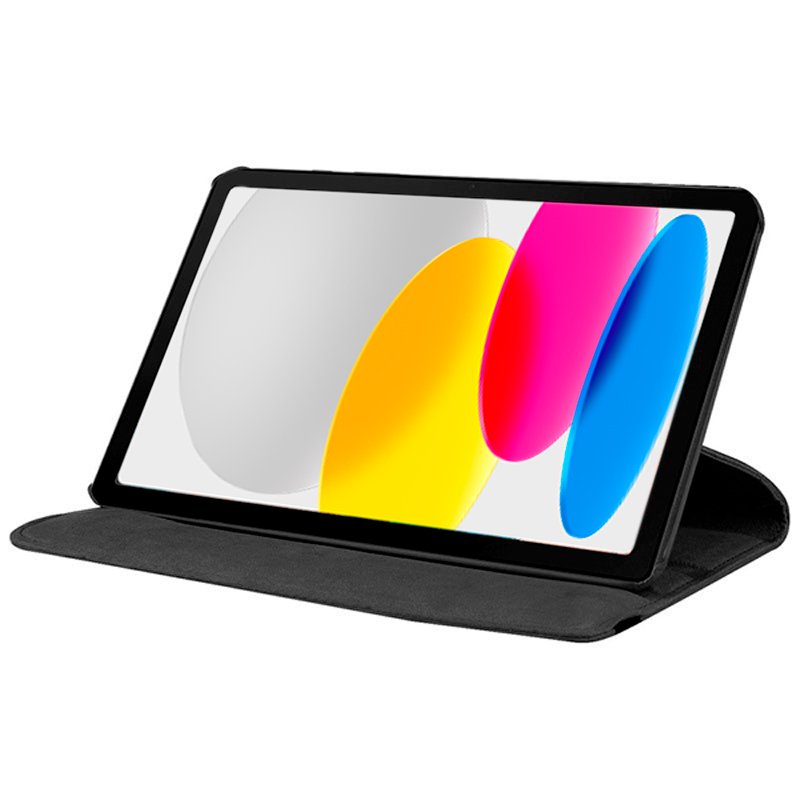 Capa COOL para iPad (2022 / 2024) 10.9 (10 Gen.) / iPad 11 2025 (A16) Couro Sintético Preto