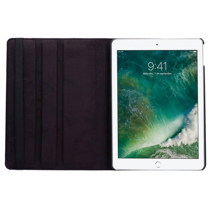 Capa COOL para iPad Air / Air 2 / Pro 9.7 / iPad 2017 / iPad 2018 9.7 poleg. Rotativa Couro Sintético Preto