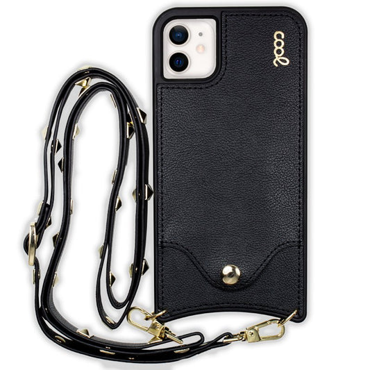 Capa COOL para iPhone 12 mini Correia Pop-Rock Preto