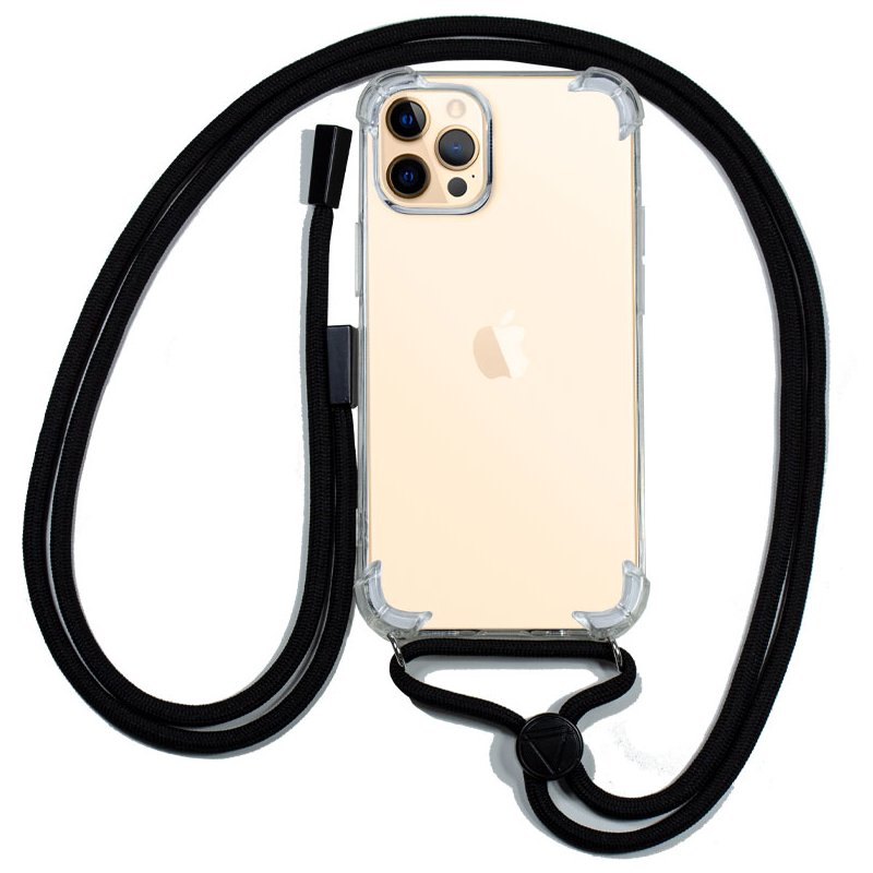Capa COOL para iPhone 12 Pro Max Cordão Preto