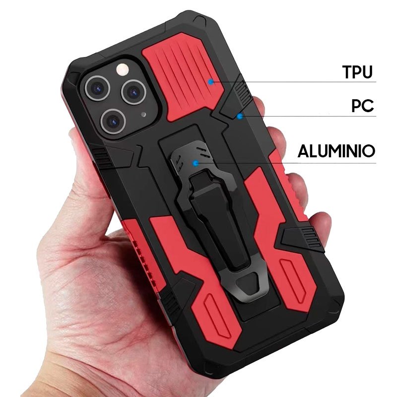Capa COOL para iPhone 12 Pro Max Hard Clip Vermelho