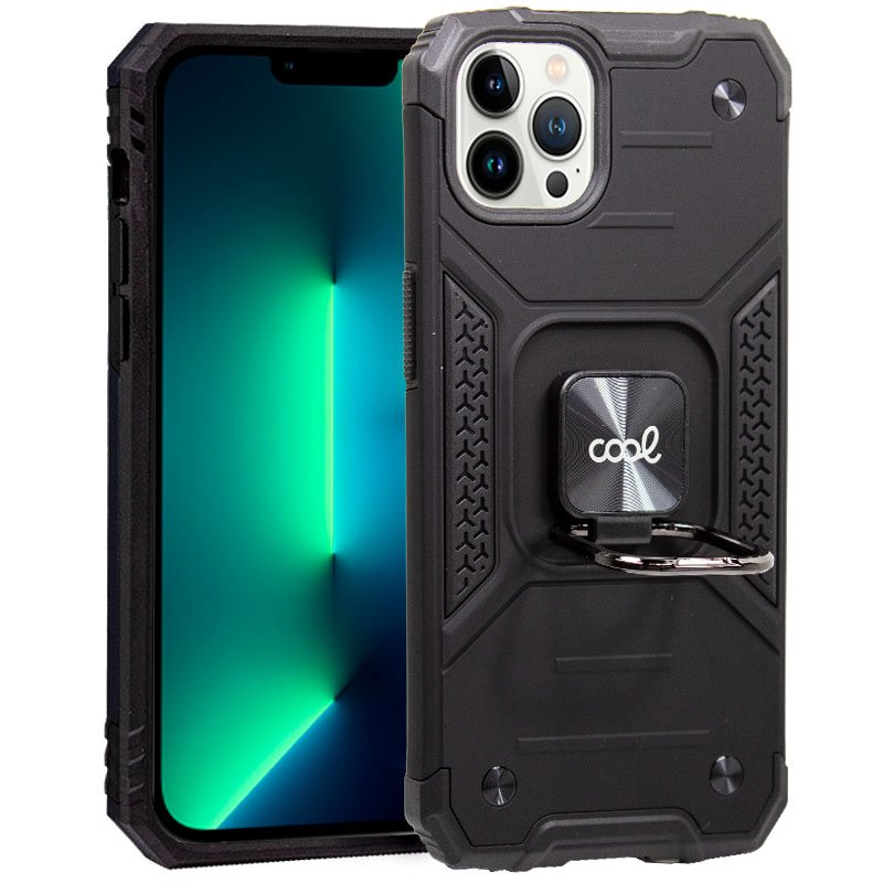 Capa COOL para iPhone 13 Pro Hard Ring Preto