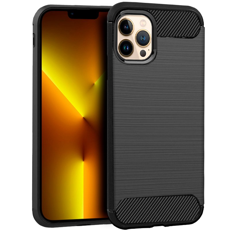 Capa COOL para iPhone 13 Pro Max Carbono Preto
