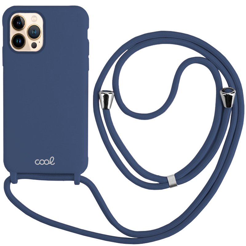 Capa COOL para iPhone 13 Pro Max Cordão Marinho