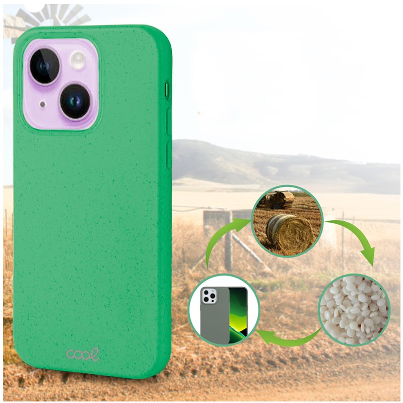 Capa COOL para iPhone 14 Eco Biodegradável Mint
