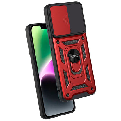 Capa COOL para iPhone 14 Hard Ring Vermelho