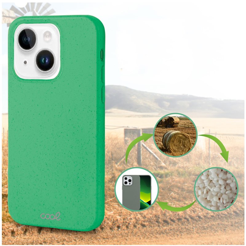 Capa COOL para iPhone 14 Plus Eco Biodegradável Mint