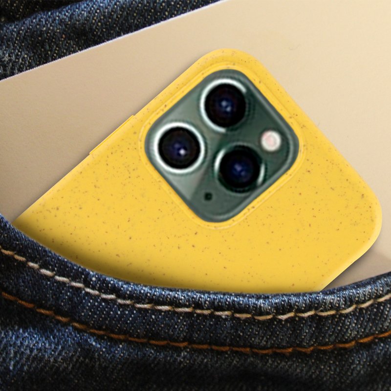 Capa COOL para iPhone 14 Pro Eco Biodegradável Amarelo