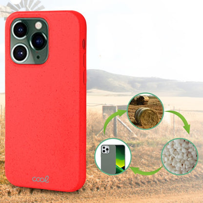 Capa COOL para iPhone 14 Pro Eco Biodegradável Vermelho