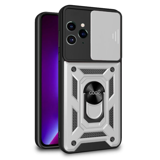 Capa COOL para iPhone 14 Pro Hard Ring Prata
