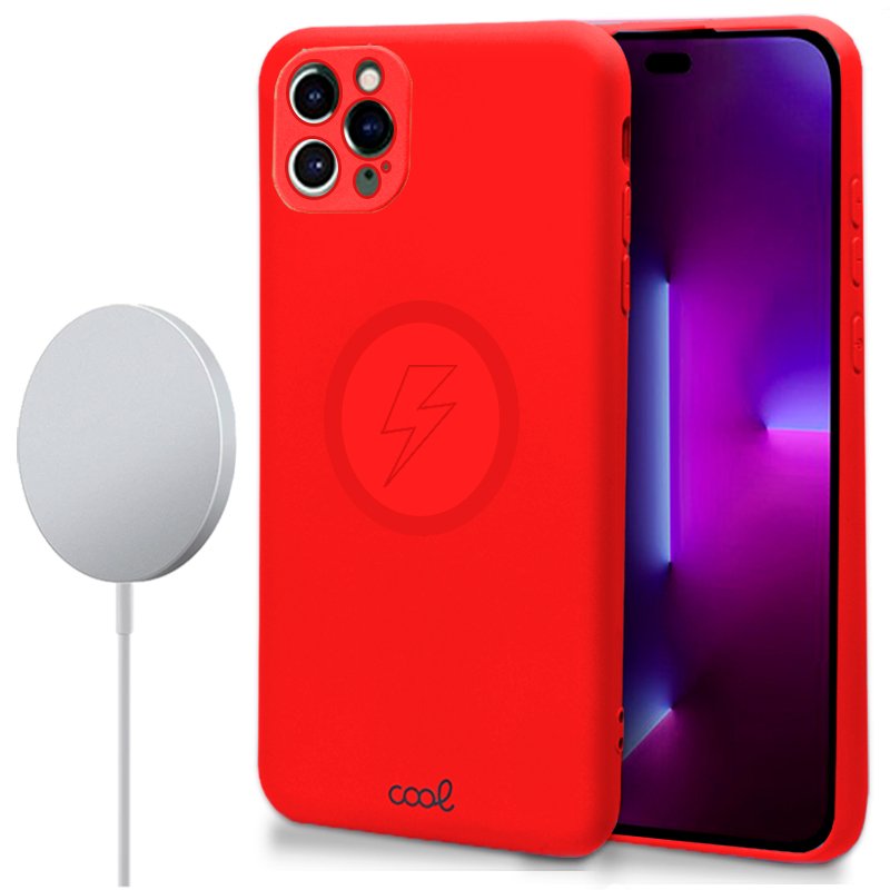 Capa COOL para iPhone 14 Pro Magnética Cover Vermelho
