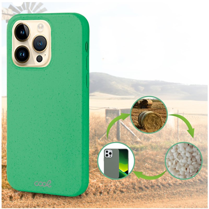 Capa COOL para iPhone 14 Pro Max Eco Biodegradável Mint