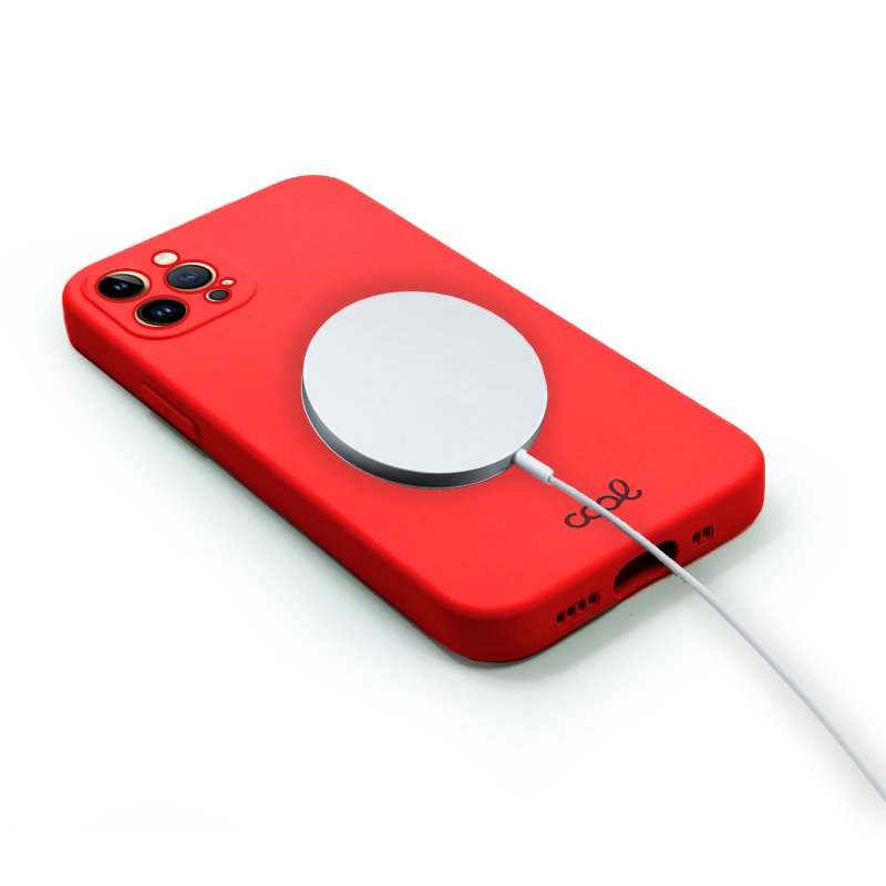 Capa COOL para iPhone 14 Pro Max Magnética Cover Vermelho