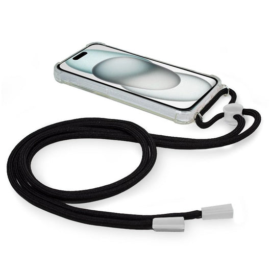 Capa COOL para iPhone 15 Cordão Preto