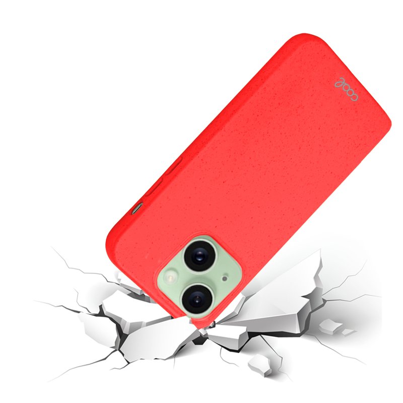 Capa COOL para iPhone 15 Plus Eco Biodegradável Vermelho