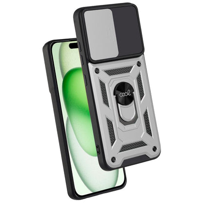 Capa COOL para iPhone 15 Plus Hard Ring Prata