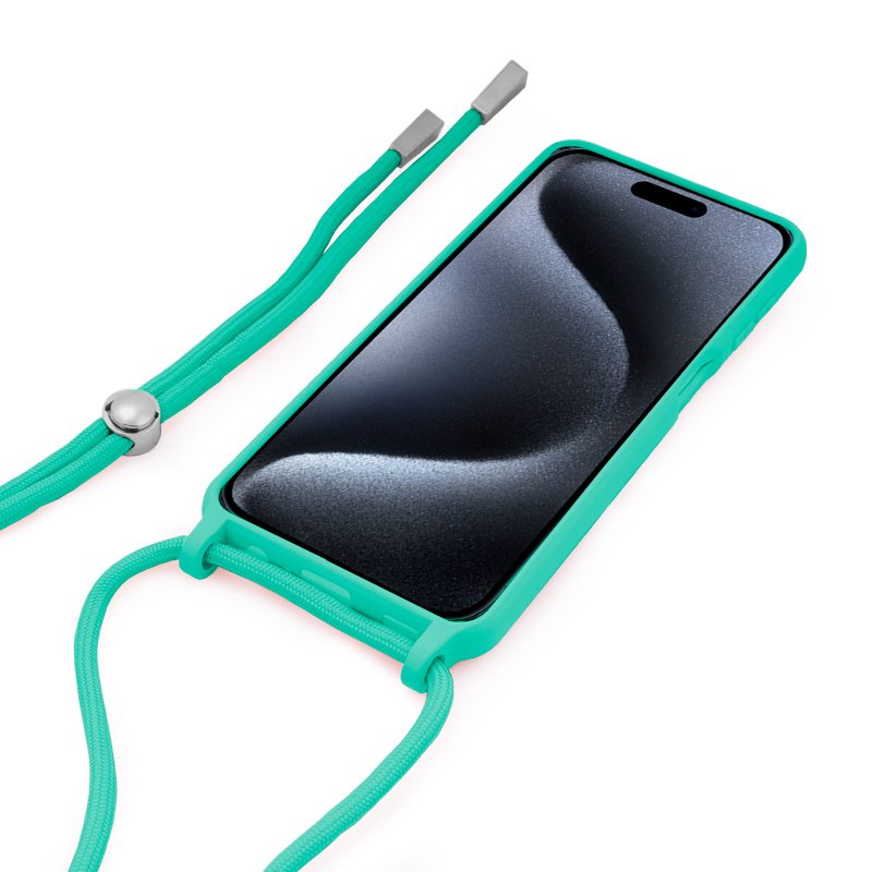 Capa COOL para iPhone 15 Pro Cordão Mint