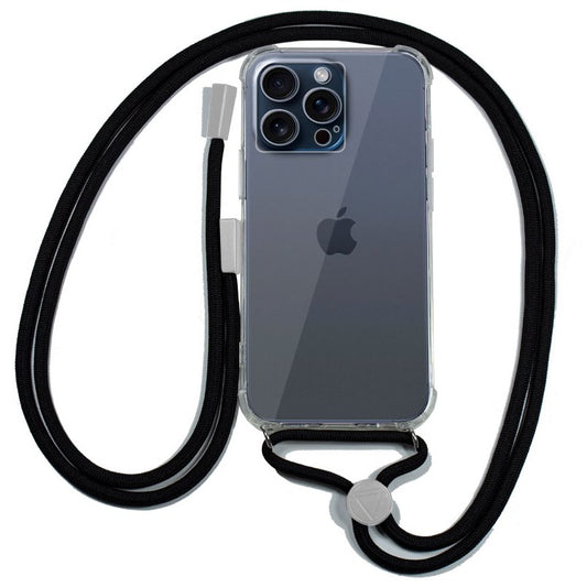 Capa COOL para iPhone 15 Pro Cordão Preto