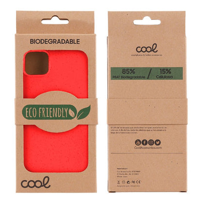Capa COOL para iPhone 15 Pro Eco Biodegradável Vermelho