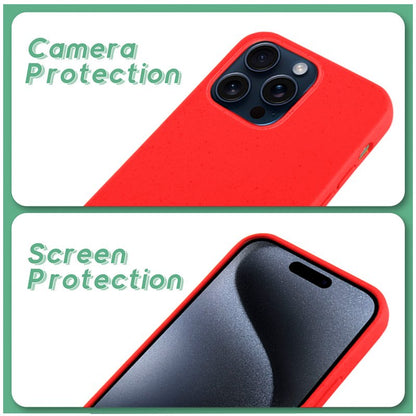 Capa COOL para iPhone 15 Pro Eco Biodegradável Vermelho