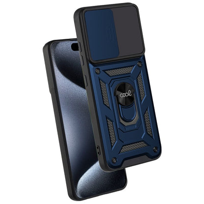 Capa COOL para iPhone 15 Pro Hard Ring Marinho