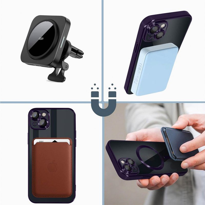 Capa COOL para iPhone 15 Pro Magnética Borde Tolet