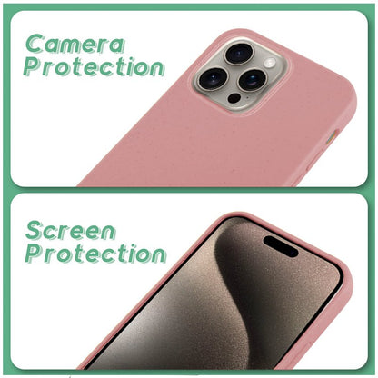 Capa COOL para iPhone 15 Pro Max Eco Biodegradável Rosa