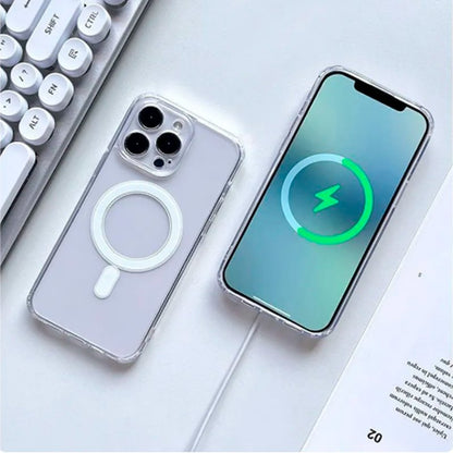 Capa COOL para iPhone 15 Pro Max Magnética Transparente