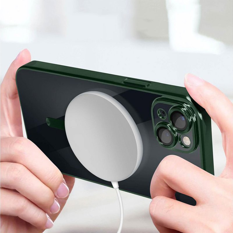 Capa COOL para iPhone 16 Magnética Borde Verde