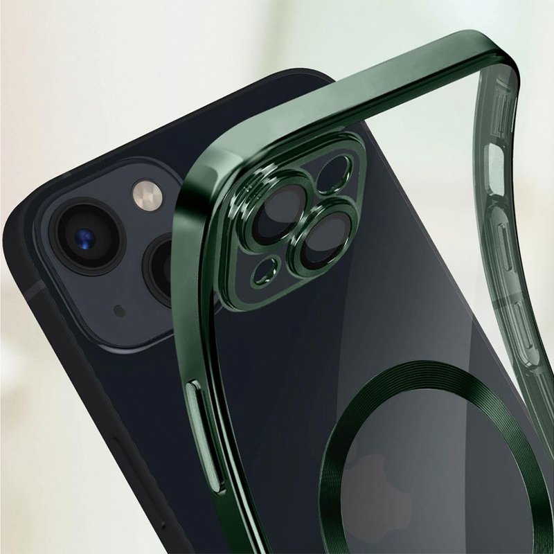 Capa COOL para iPhone 16 Magnética Borde Verde