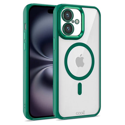 Capa COOL para iPhone 16 Magnética Borde Verde