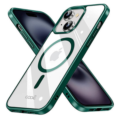 Capa COOL para iPhone 16 Magnética Borde Verde