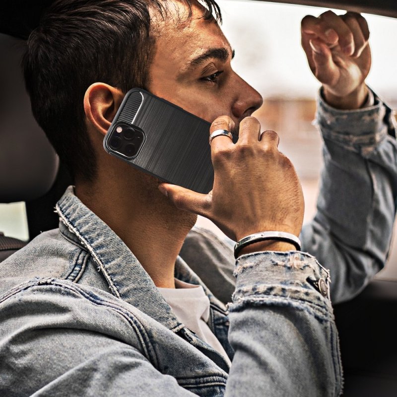 Capa COOL para iPhone 16 Pro Max Carbono Preto