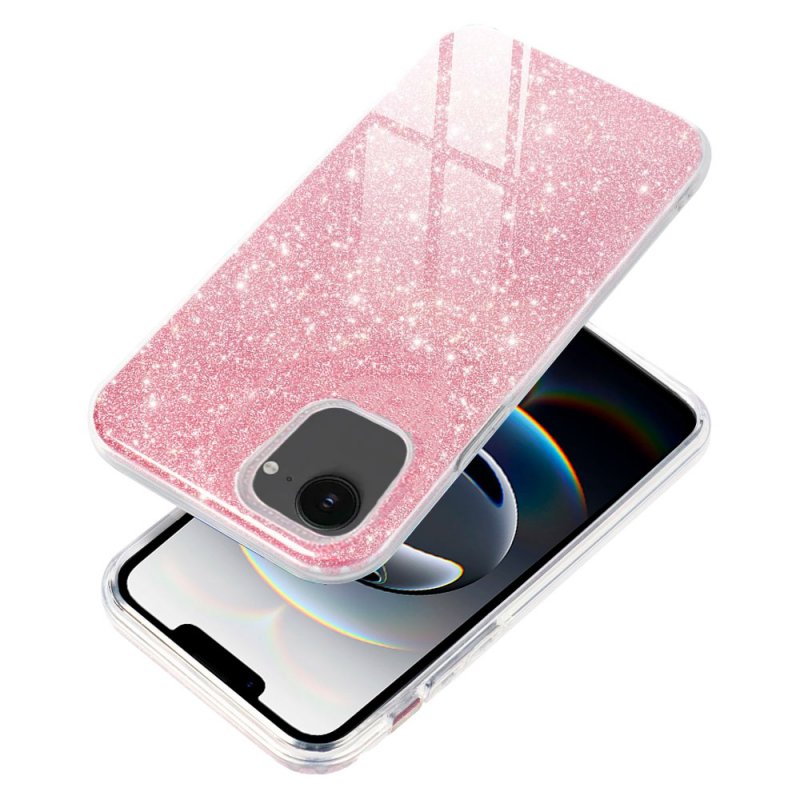Capa COOL para iPhone 16e Glitter Rosa