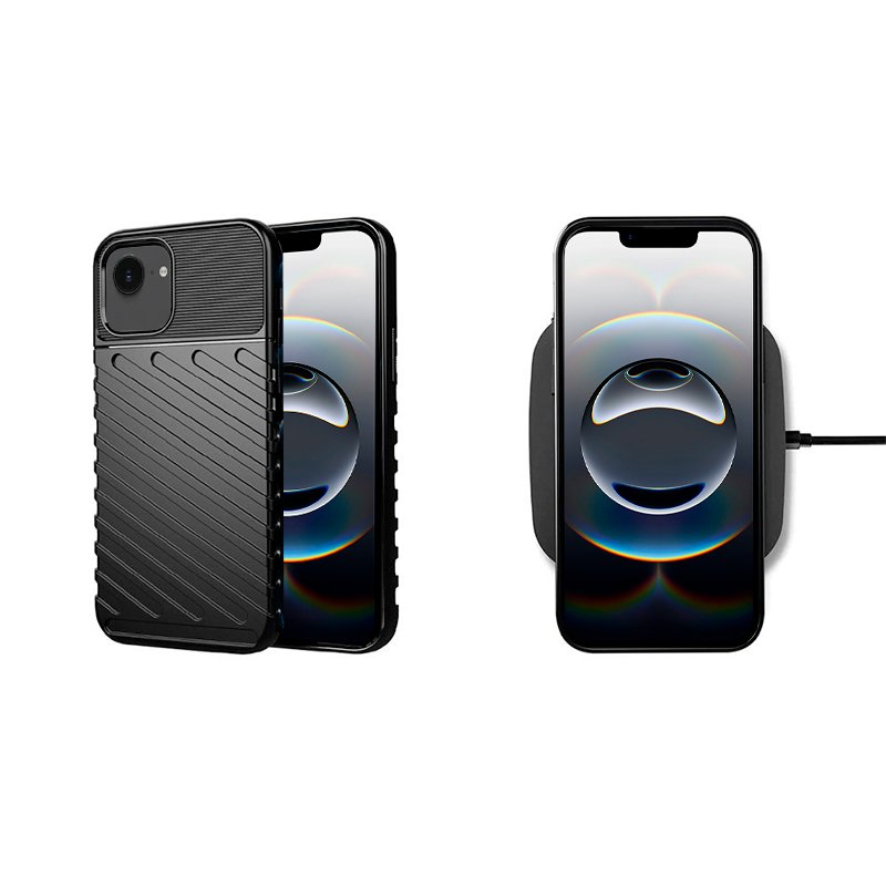 Capa COOL para iPhone 16e Thunder Preto