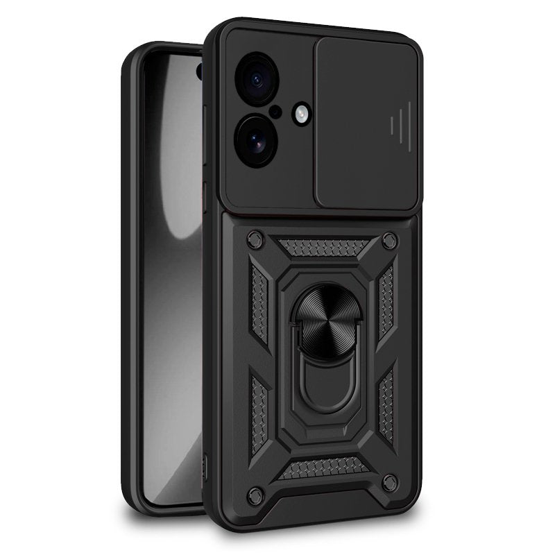 Capa COOL para iPhone 17 Hard Ring Preto