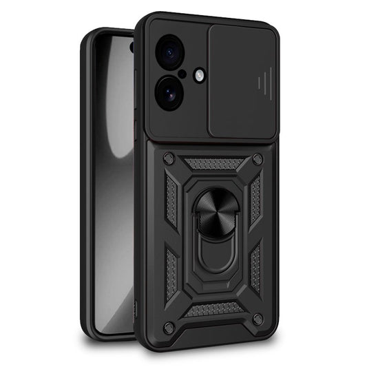 Capa COOL para iPhone 17 Hard Ring Preto