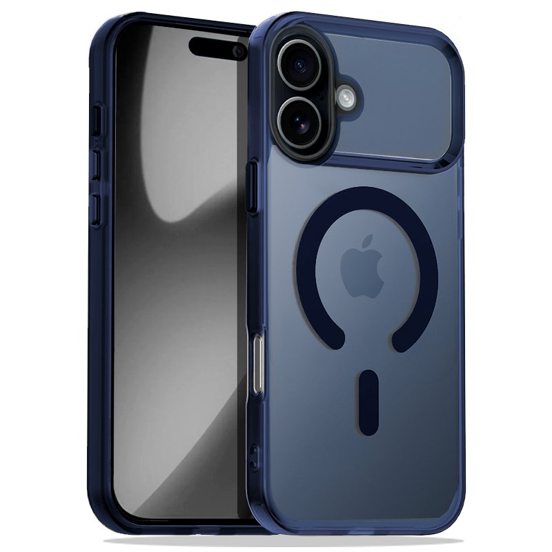 Capa COOL para iPhone 17 Magnética Colorful Azul-Marinho
