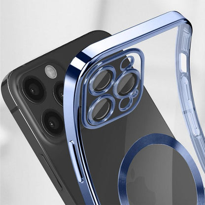 Capa COOL para iPhone 17 Pro Magnética Borde Celeste