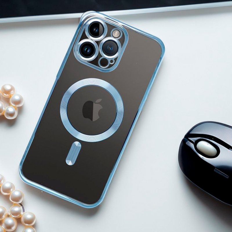 Capa COOL para iPhone 17 Pro Magnética Borde Celeste