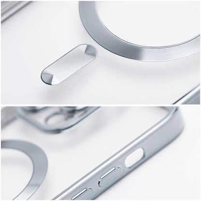 Capa COOL para iPhone 17 Pro Magnética Borde Prata