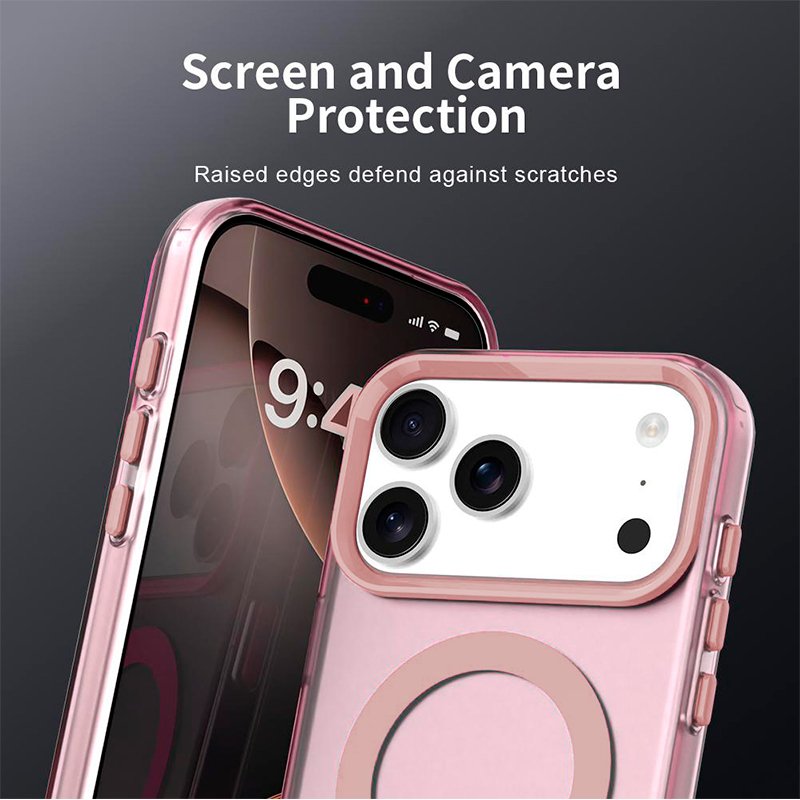 Capa COOL para iPhone 17 Pro Magnética Colorful Rosa