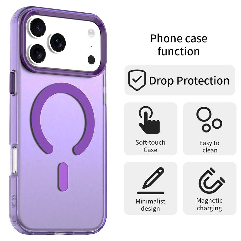 Capa COOL para iPhone 17 Pro Magnética Colorful Violeta